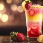 La recette du cocktail Barbapapa Limonade Fraise : une boisson colorée