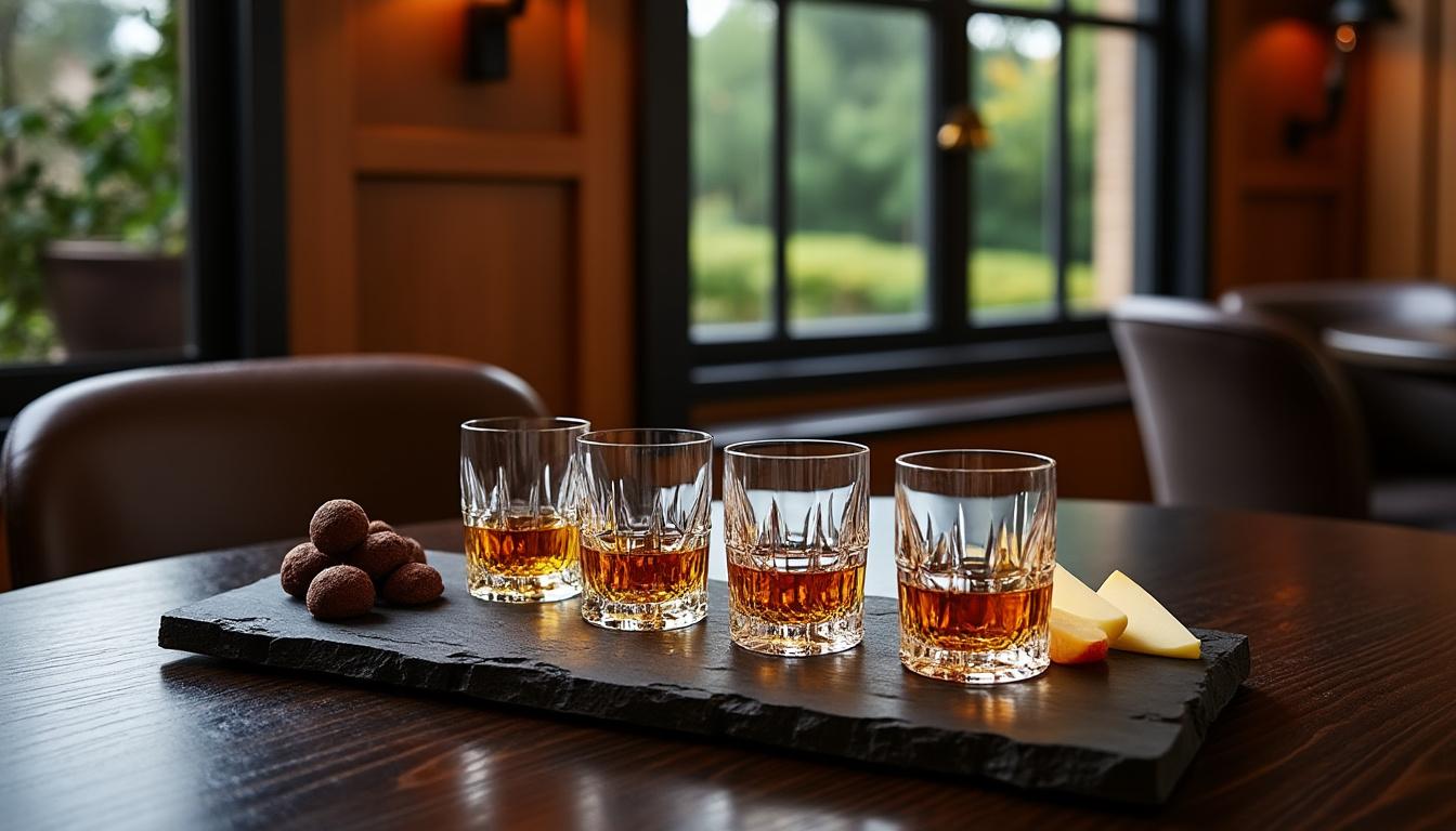 découvrez nos conseils pour marier vos plats avec des whiskys rares et vivre une expérience gastronomique d’exception. maximisez les saveurs grâce à des accords mets et whiskys raffinés!
