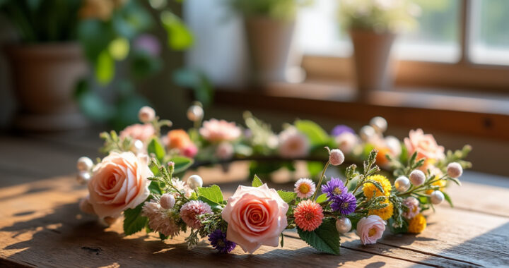La couronne de fleurs bohème : une touche artistique pour vos événements spéciaux