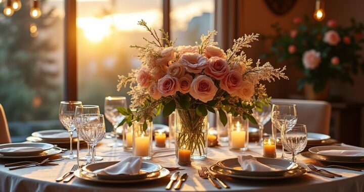 La déco de table élégante : un art à maîtriser pour vos repas festifs