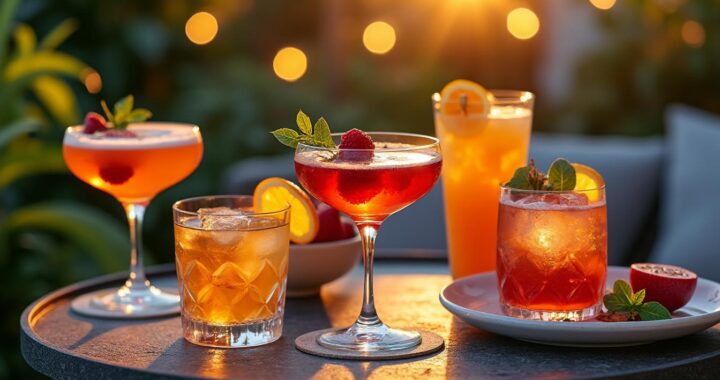 Idées de cocktails pour une soirée détente entre adultes
