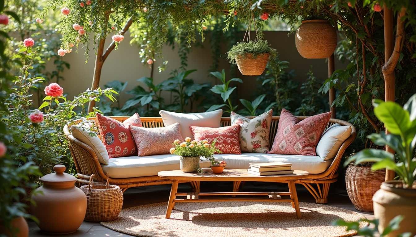 découvrez les indispensables pour créer une décoration bohème en extérieur et transformer votre espace en un lieu chaleureux et élégant qui ravira tous vos invités.