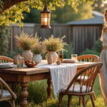 Les meilleurs éléments pour une décoration bohème en extérieur qui séduira vos invités
