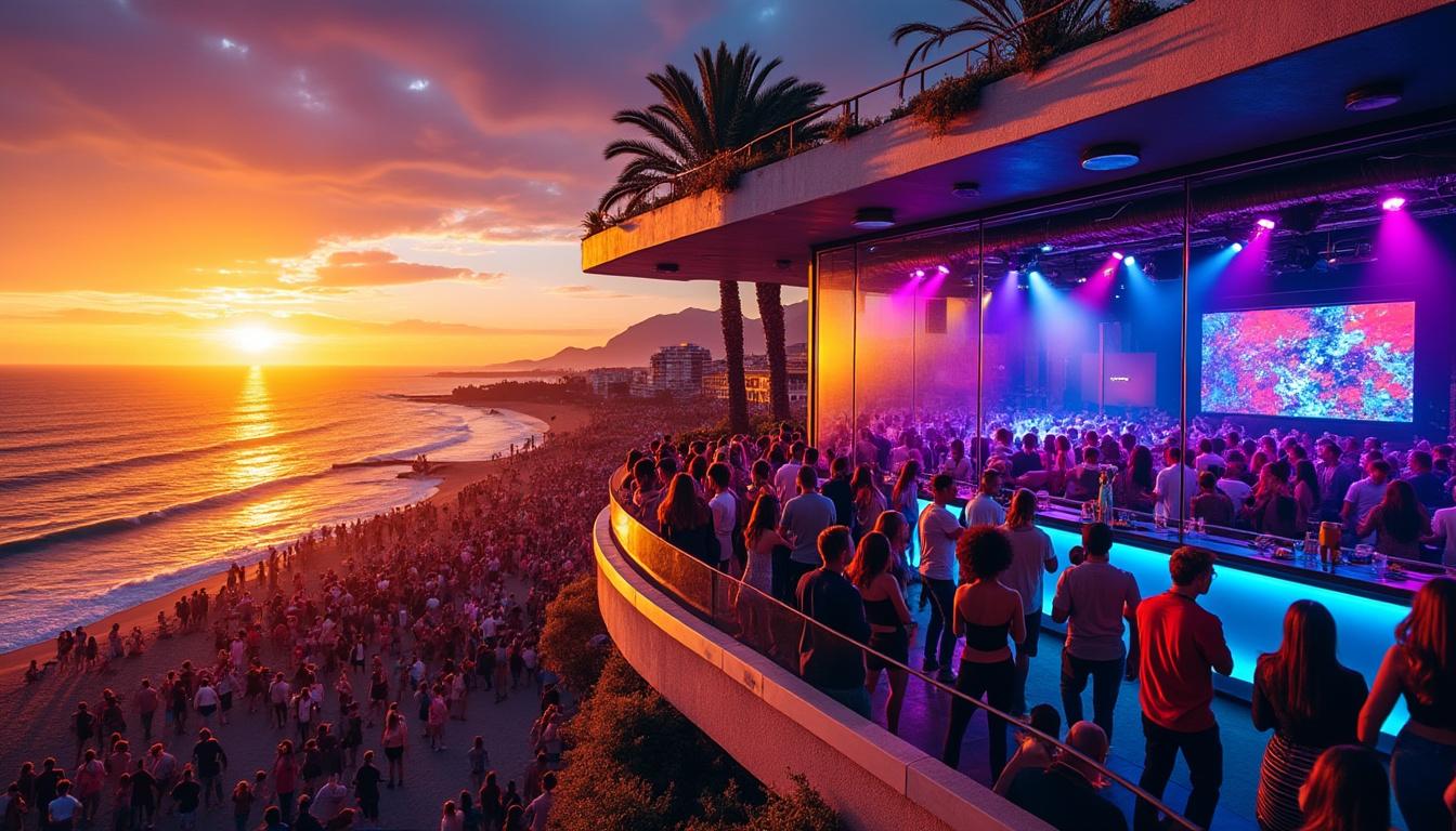 découvrez opium barcelona, le club emblématique de barcelone en espagne, idéal pour profiter de soirées d'été inoubliables entre ambiance festive, musique tendance et vue imprenable sur la mer méditerranée.