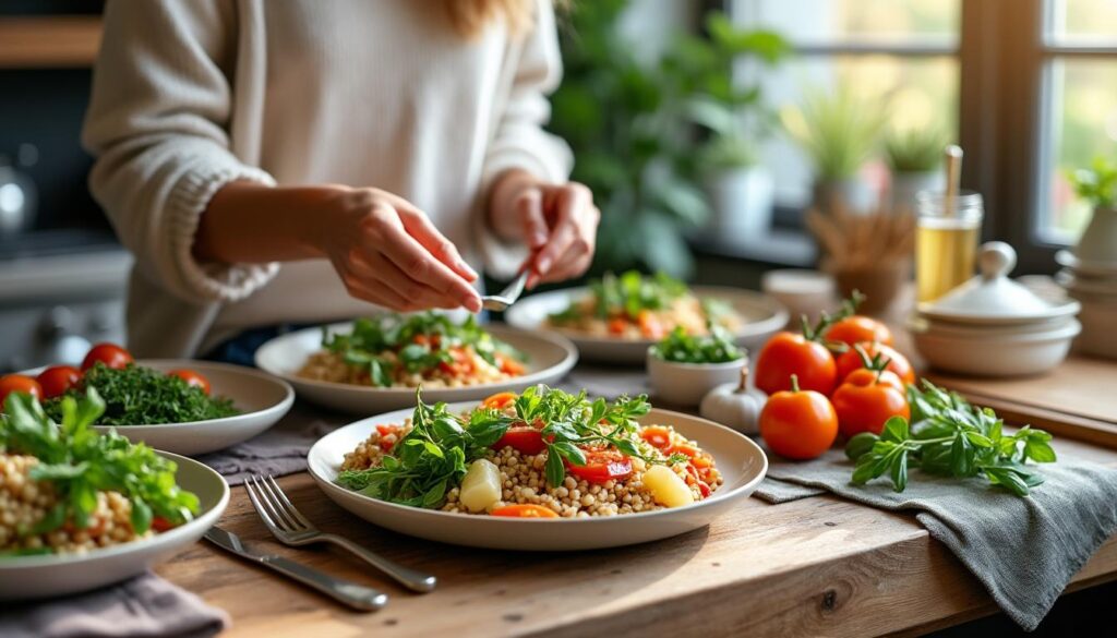 découvrez comment préparer facilement un menu végétarien savoureux pour vos invités, sans stress ni complications, avec des conseils simples et pratiques.