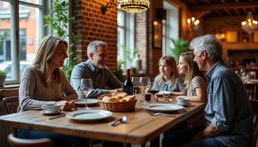 découvrez la rocca à wijnegem, en belgique, l'endroit idéal pour partager des repas conviviaux en famille dans un cadre chaleureux et accueillant.
