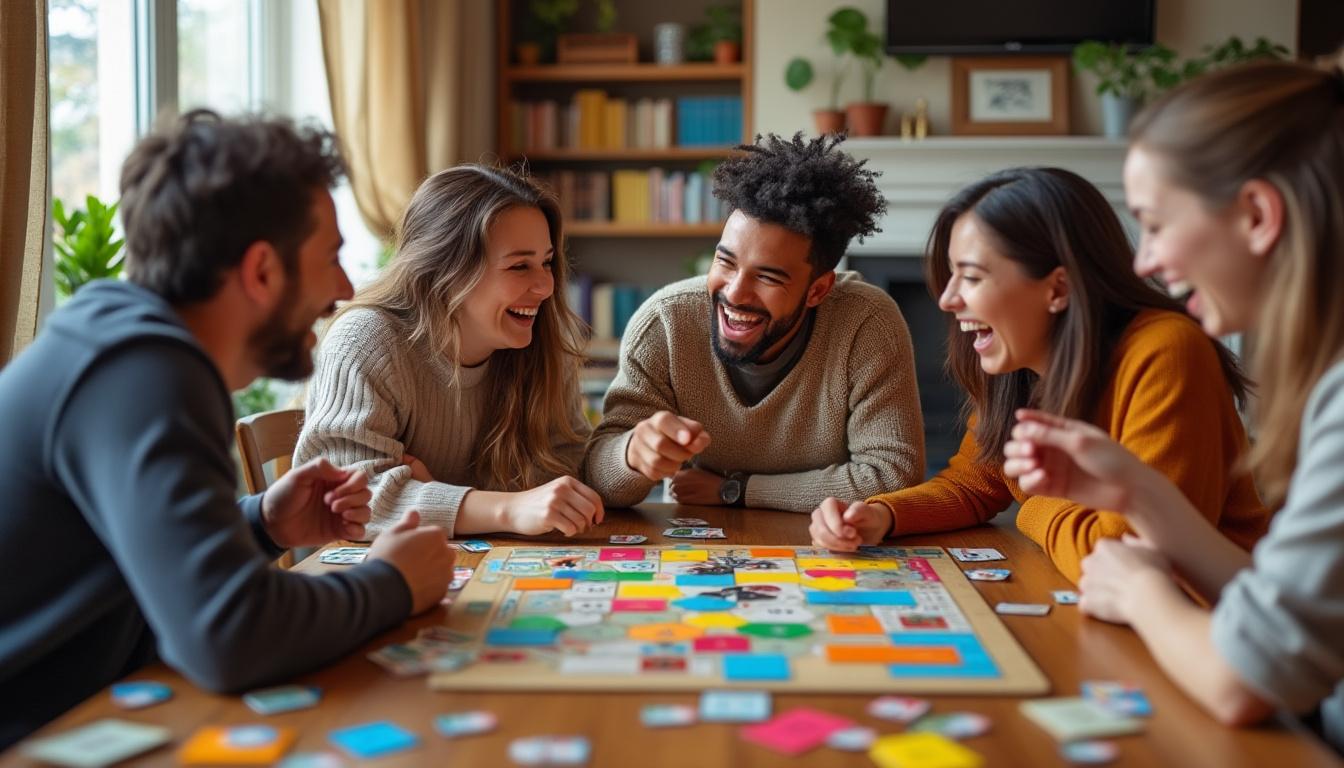 découvrez notre sélection des 10 meilleurs jeux de société conviviaux pour des soirées entre amis réussies. fous rires et bons moments garantis !