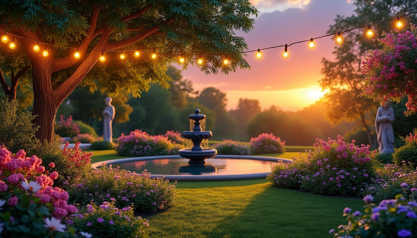 découvrez comment les guirlandes lumineuses pour jardin apportent une ambiance chaleureuse et festive à votre espace extérieur, parfaites pour sublimer votre décoration extérieure.