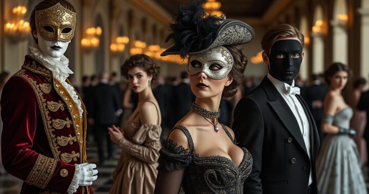 L’histoire fascinante des masques chics pour bal à travers les âges