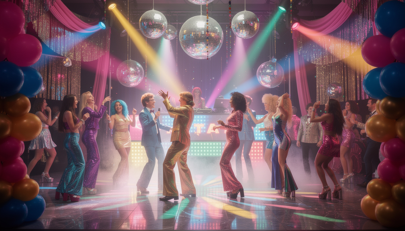 découvrez nos meilleurs conseils pour créer une ambiance disco rétro réussie dans votre salle de réception, avec déco, musique et éclairage authentiques.