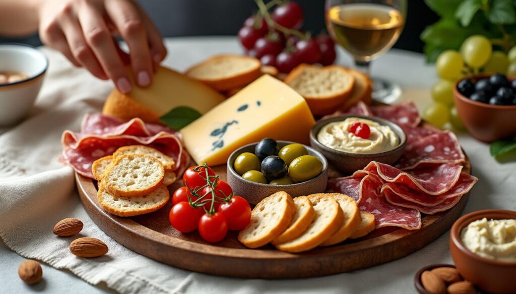 découvrez le top 10 des ingrédients essentiels pour composer une planche apéro parfaite entre amis et régaler vos invités avec simplicité et gourmandise.