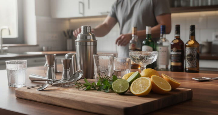 Transformez votre cuisine en bar à cocktails maison grâce à ces astuces pratiques