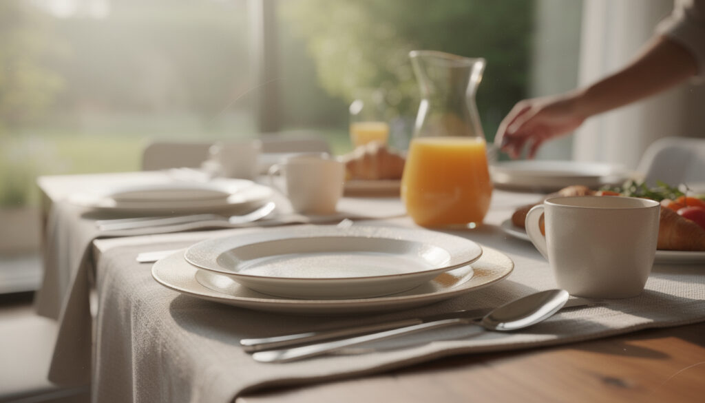 découvrez la vaisselle jetable élégante, l'option idéale pour réussir un brunch chic alliant praticité et style.