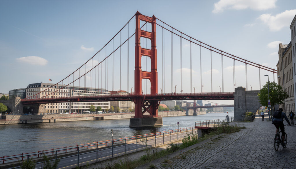 découvrez le golden gate à berlin, un symbole d'innovation architecturale en allemagne, alliant histoire et modernité dans un voyage unique au cœur du design contemporain.