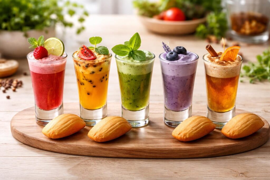 découvrez les 5 recettes innovantes de shooters à base de madeleine à tester chez vous pour surprendre vos invités avec des saveurs originales et gourmandes.