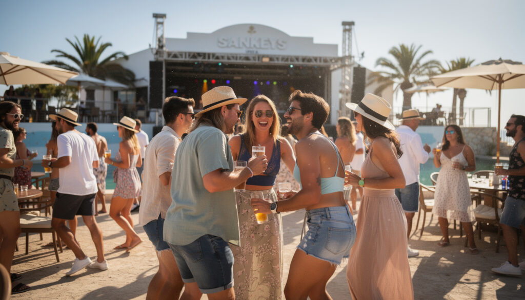 découvrez les événements incontournables cet été aux sankeys à ibiza, en espagne, pour des soirées inoubliables entre musique, fête et ambiance unique.