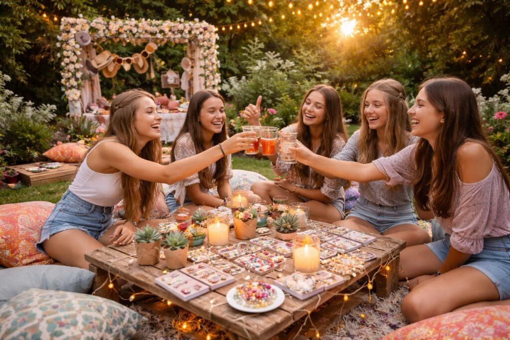 découvrez des idées de thèmes originales pour une fête entre petites copines, pour des moments inoubliables et pleine de fun.