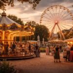 Les manèges à la fête foraine au jardin des Tuileries : un symbole de nostalgie