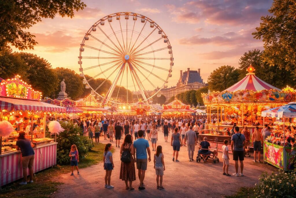 découvrez les horaires de la fête foraine au jardin des tuileries et choisissez le meilleur moment pour en profiter pleinement avec famille et amis.