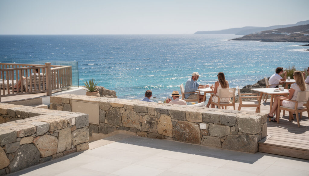 découvrez cavo paradiso à mykonos, un lieu emblématique en grèce offrant une vue imprenable sur la mer méditerranée qui vous coupera le souffle. plongez dans une expérience inoubliable alliant beauté naturelle et ambiance unique.