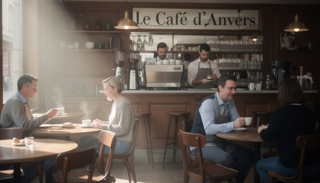 découvrez le café d’anvers à anvers, belgique, un lieu où culture et café se rencontrent pour une expérience unique alliant ambiance chaleureuse et saveurs authentiques.
