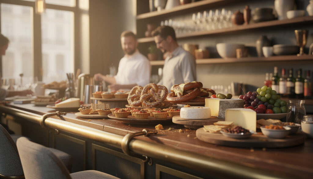 découvrez les secrets d'un bar à gourmandises salées à thème, un lieu convivial où saveurs originales et ambiance unique se rencontrent pour éveiller vos papilles.