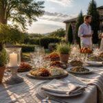 Comment décorer votre buffet dinatoire en extérieur avec style